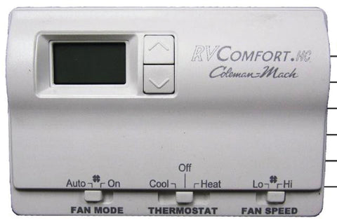 Coleman-Mach Digital Heat/Cool White Thermostat