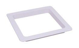 1" to 2-3/4" Garnish Ring White (JRP1118)