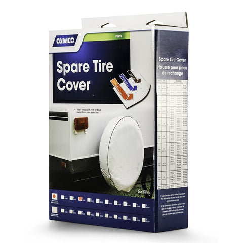 31.25" White Spare Tire Cover (45342)