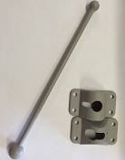 10" Gray Door Catch  (630G)