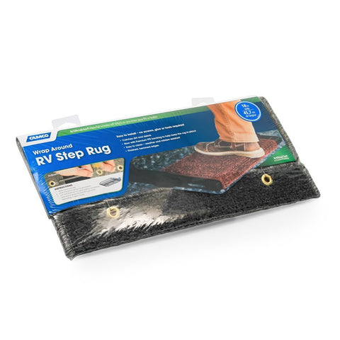 Premium Turf Step Rug (42918) - w / UV&TPE,Hemmed, 17.5" X 18" Gray