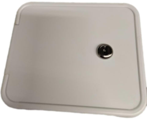 Compartment W/Key 6.5"x8" White