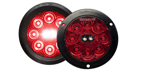 Hi Visibility 4" Round STTR Red Lens Grommet Mount Tri-Pole T45-RW0T-1 ***