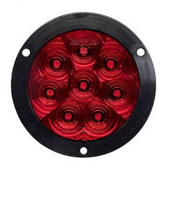 Hi Visibility 4" Round STT Red Lens Flange Mount Tri-Pole T46-RRFT-1 ***