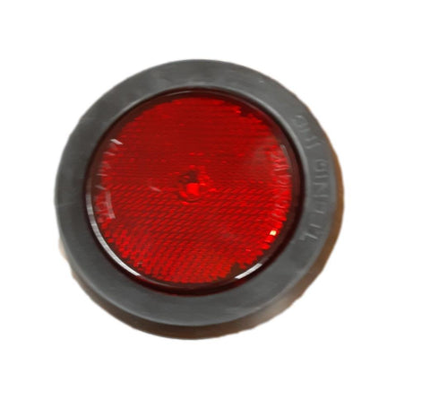 2.5" Round Red P2 rated 4 LED Grommet Mount Sidemarker w/ Reflectivity S12-RR40-1 ***