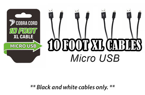 10' Phone Cable Floor Display (Assorted) 01-2372