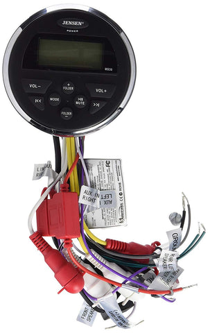 Jensen Marine MS30RTL AM/FM/USB Compact Waterproof Stereo with auxiliary input and RCA line out