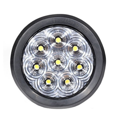 Hi Visibility 4" Round Amber Turn Clear Lens Grommet Mount Tri Pole T46-AC0T-1 ***