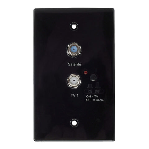 Magnadyne  WS-B Antenna Distribution Wall Plate - Black