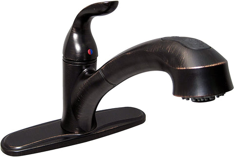Phoenix Faucets Hybrid RV Kitchen Faucet w/ Pull Out Spout - Single Lever Handle - Rubbed Bronze  PF231541