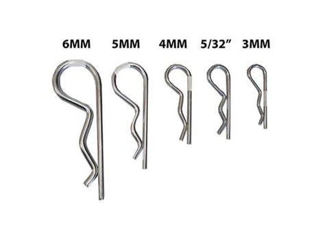 5MM Safety Hitch Hair Pins / R Clip Cotter