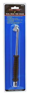 9" Dual Head Tire Gauge for Truck W/Grip Handle (BZTCD)