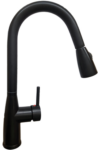 Single Lever Kitchen Faucet Matte Black