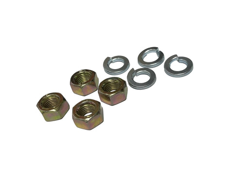 10" Brake Assembly Mounting Nut & Washer 4pc set (Kit)