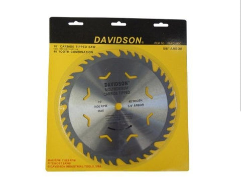 Saw Blade 10" x 40T Carbide
