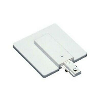 Live End Canopy Track Light with White Finish