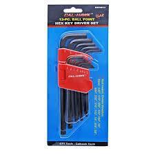 Hex Key 13pc Ball pt. Driver Set