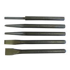 5Pcs Punch & Chisel Set