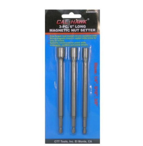 Nut Setter Mag. 6" Long 3pc set