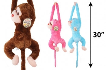 SCREAMING PLUSH MONKEY (LARGE)