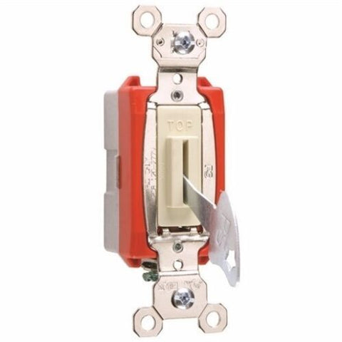 Pass & Seymour Ivory Keyed Locking Switch 20A