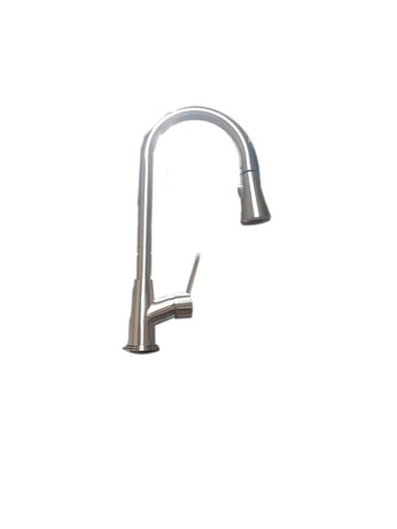 Single Handle Pull Down Kitchen Faucet Brushed Nickle 9C4046BN