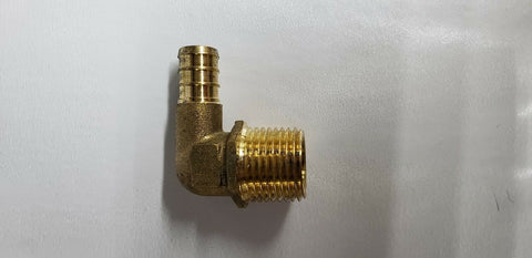 1/2 Insert X MIP Brass 90 Elbow- Bag of 50