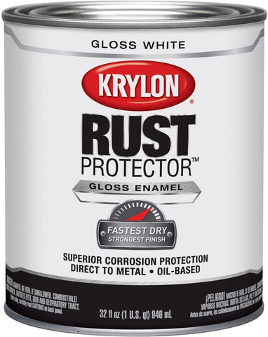 Krylon Rust Protector and Preventative Enamel Gloss White