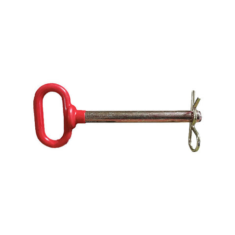 Receiver Pin 1/2" x 5.5" Red Coated Top w/Pin (CZTRP1/2)
