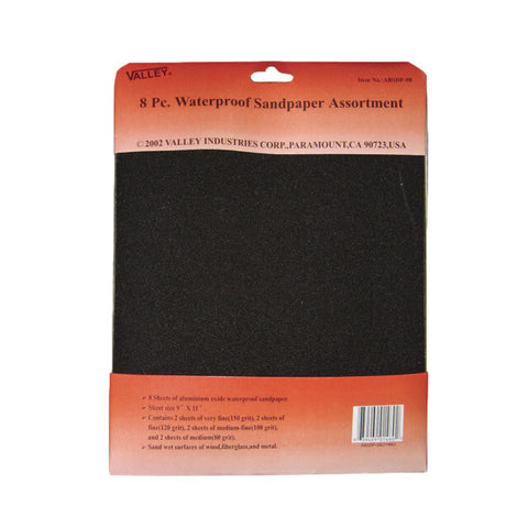 Waterproof Sandpaper 9" x 11"