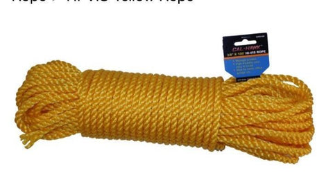 Hi-Viz PP Yellow 3/8" x 100' Rope