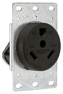 30A 125V TT30 Flush Mount 3-Pole Receptacle