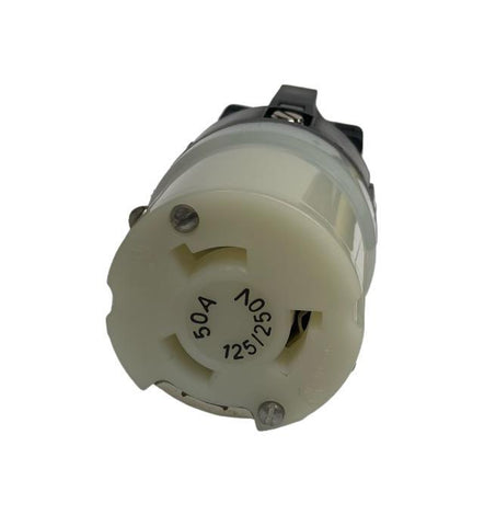 50-Amp 125/250V Watertight Heavy-duty Locking Connector (81290)