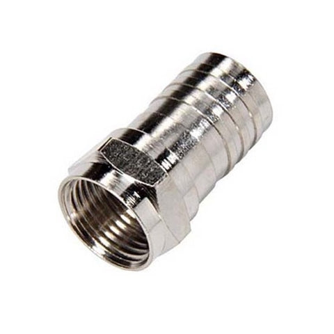 Crimp On Coaxial Cable Connector (4Pc)