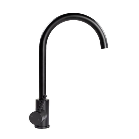 Flow Max™ Curved Gooseneck Faucet - Black Matte (2021090601)