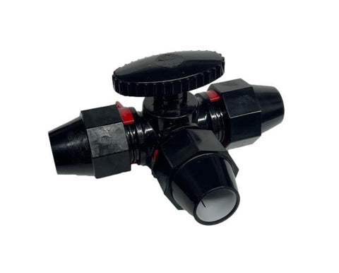 3 Way Tee with Valve