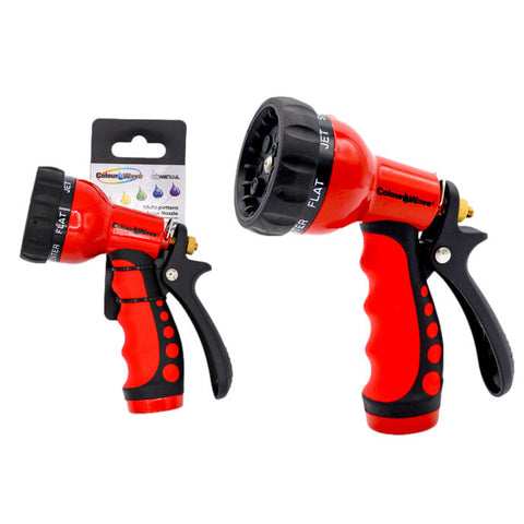 Multi-Pattern Hose Nozzle (Red) (43-CW-912-AQ-R) Discontinued