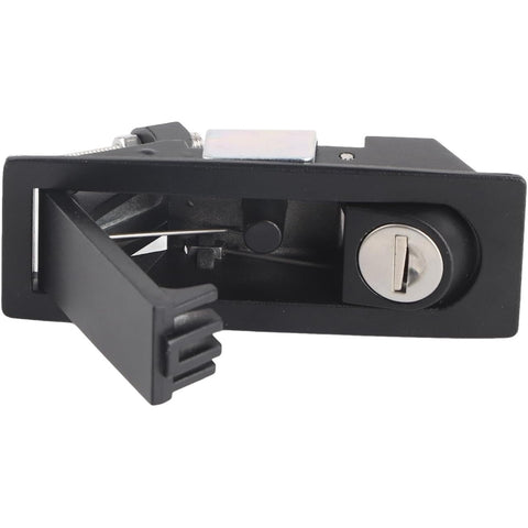 Compression Latch Lock Without Keys - Black