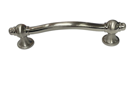 Pipe Bar Cabinet Pull / Handle with Decorative Ball Ends
