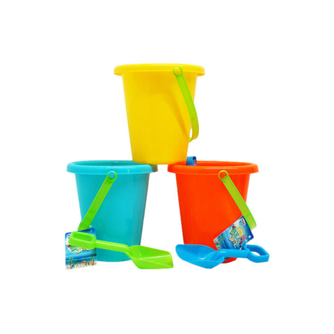 7.5" Beach Bucket W/Shovel (58-ARW2031)