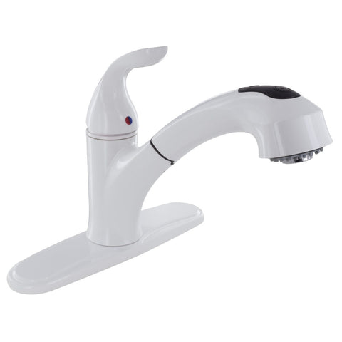 Premium Single Handle Pull Out White (PF231241)