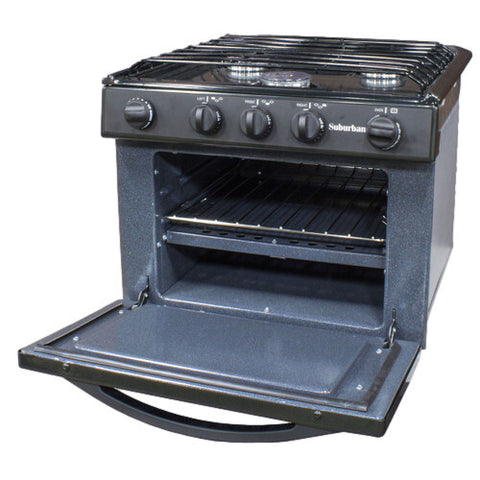 17" 3 Burner Stove Black (3016A)