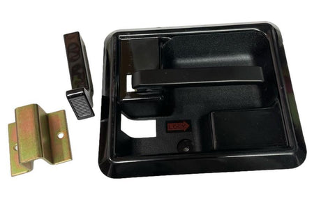 Entry Door Lock -Black Plastic Housing