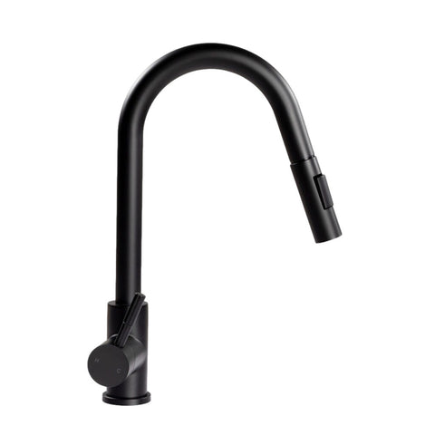 Flow Max™ Bullet Pull-Down Kitchen Faucet - Black Matte (2021090600)