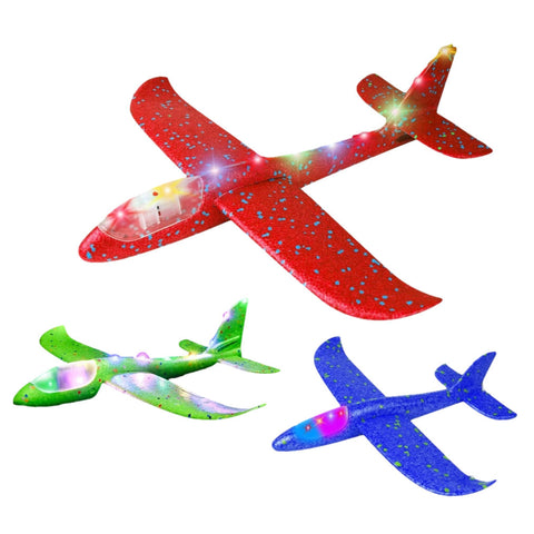13" & 20" Lighted Foam Super Glider Airplane (TM-3254)
