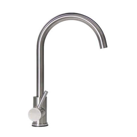 Curved Gooseneck Faucet Stainless Steel (719324)