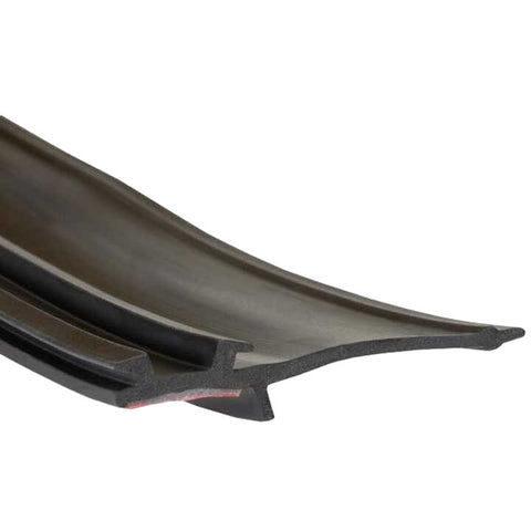 2 5/8" Peel N Stick Wiper Seal W/Track Black 30'L (99-4416-265)