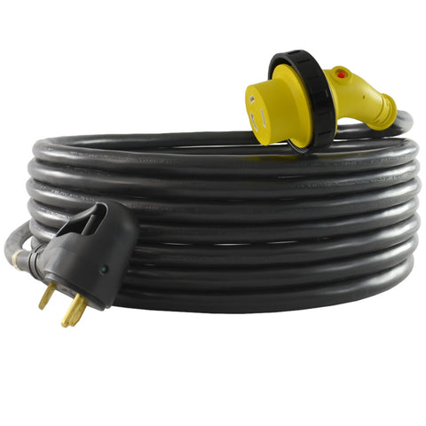 30 Amp RV Power Cord – 45° Angled Twist Locking (15350-LA2)