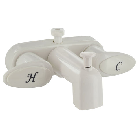 4" Tub/Shower Diverter "D" Spud White (R4777-1)