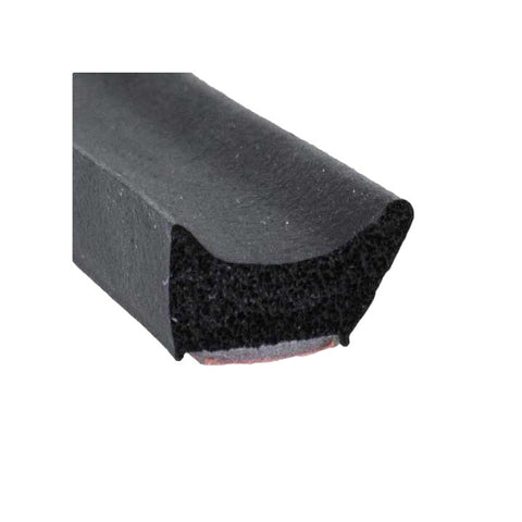 1/2" Peel N Stick Door/Hatch Seal Black 15'L (99-4378-272)